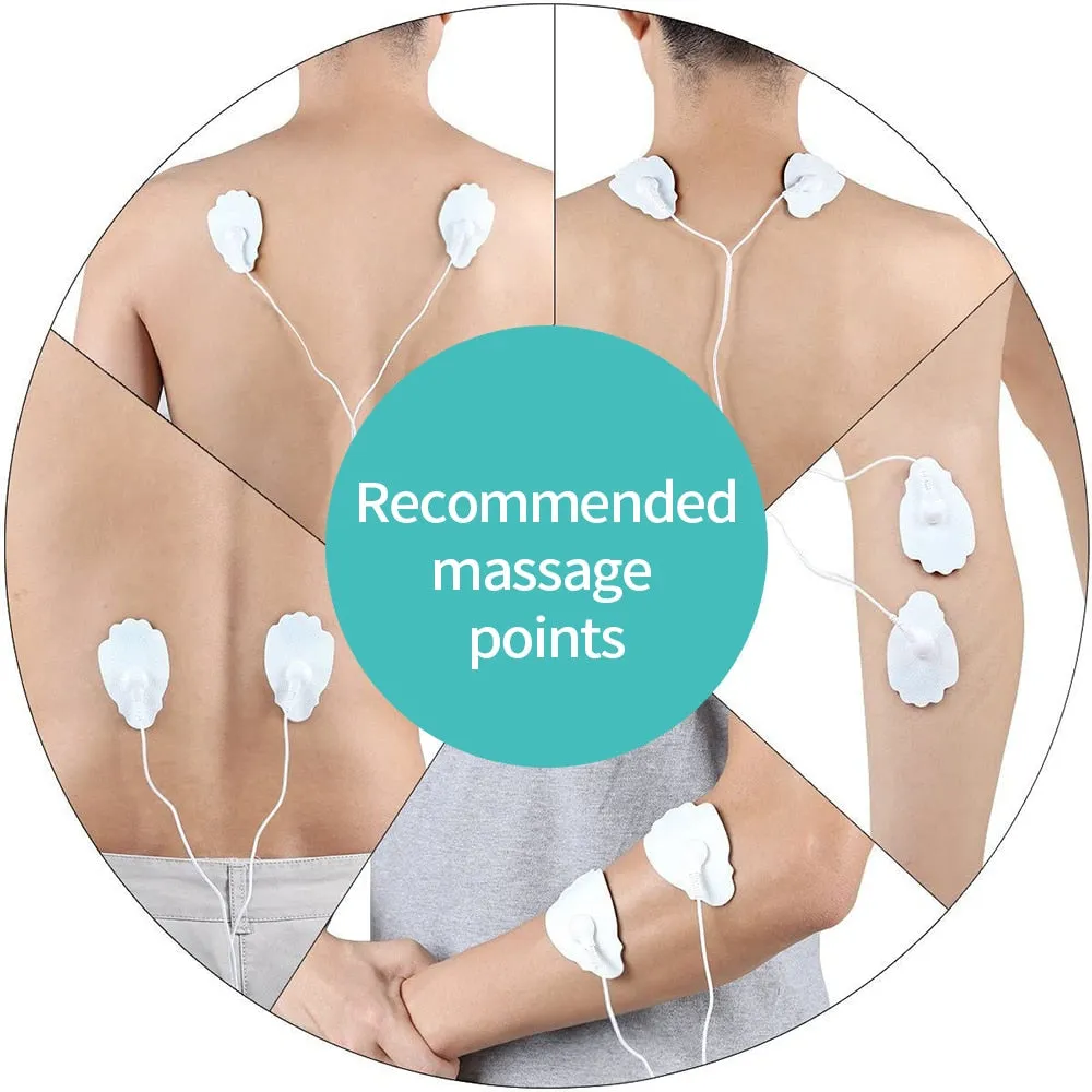 16 Modes Dual Output Health Care Body Massage Electric EMS Muscle Stimulator TENS Unit Electronic Pulse Physiotherapy Massager