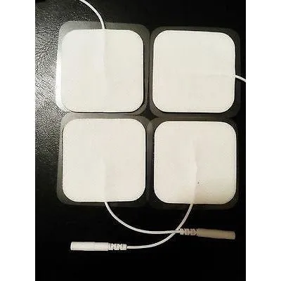 16 Pack Square Massage Pads for Caretec II Caretec IV Tens Massager Stimulator