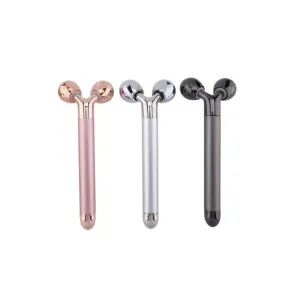 3 in 1 Energy Beauty Bar 24k Golden Vibrating Facial Roller Massager