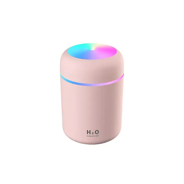300ml Air Humidifier USB Ultrasonic Aroma Essential Oil Romantic Soft Light Humidifier