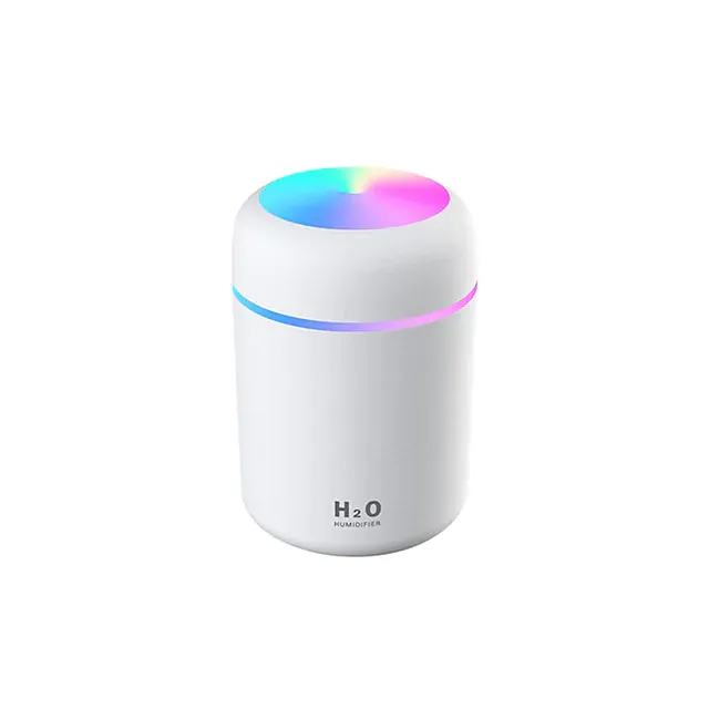 300ml Air Humidifier USB Ultrasonic Aroma Essential Oil Romantic Soft Light Humidifier