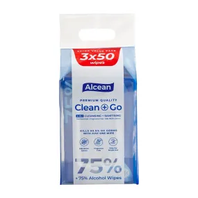 50 wipes (Bundle of 3) - 75% Alcohol Classic Wipes