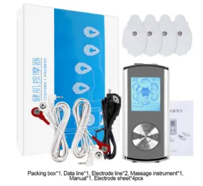 6 Mode TENS EMS Pain Relief Electro Muscle Stimulator Therapy Pulse Massager
