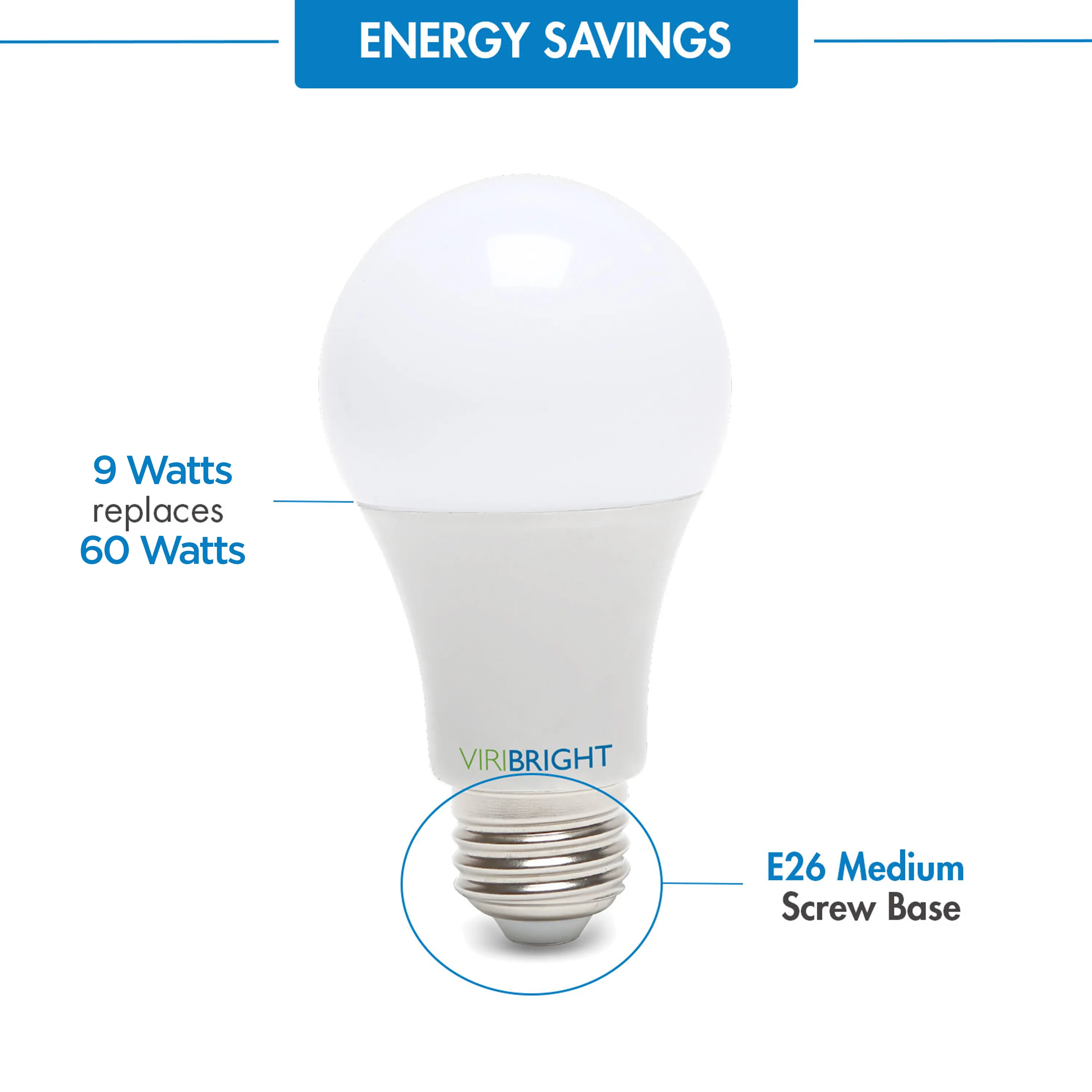 60-Watt EQ A19 E26 General Purpose LED Energy Star Light Bulb