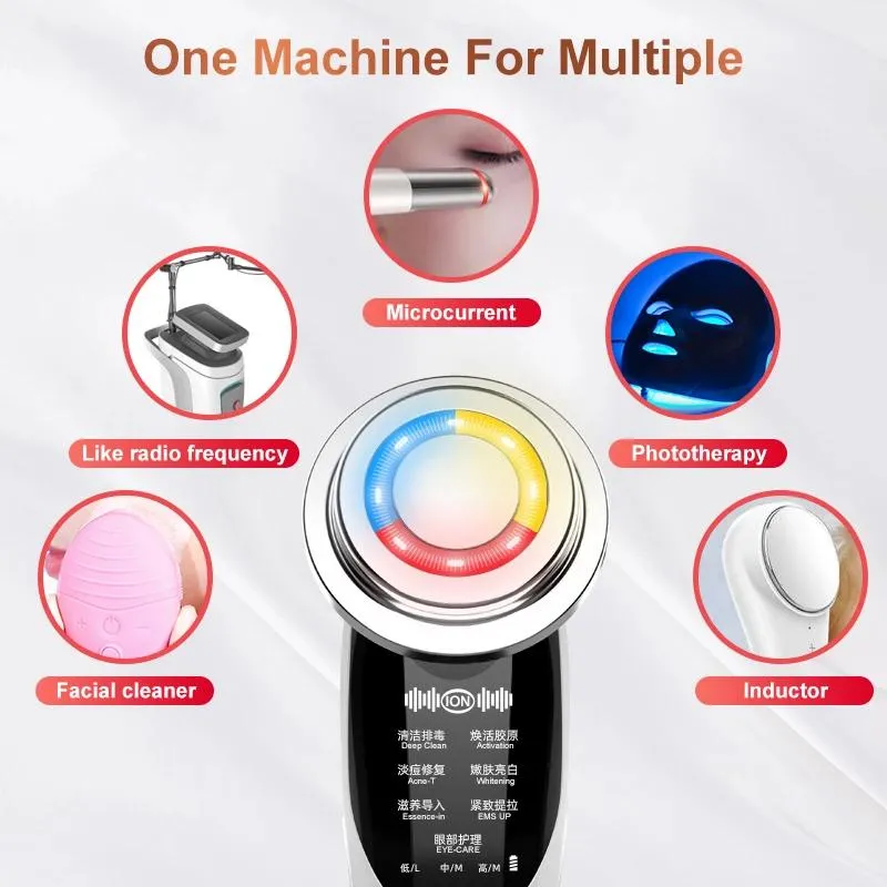 7-in-1 AmazeFan RF and EMS Radio Beauty Skin Care Tools
