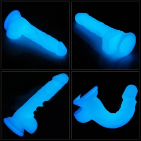 7.0'' Glow in the Dark Silicone Dildo