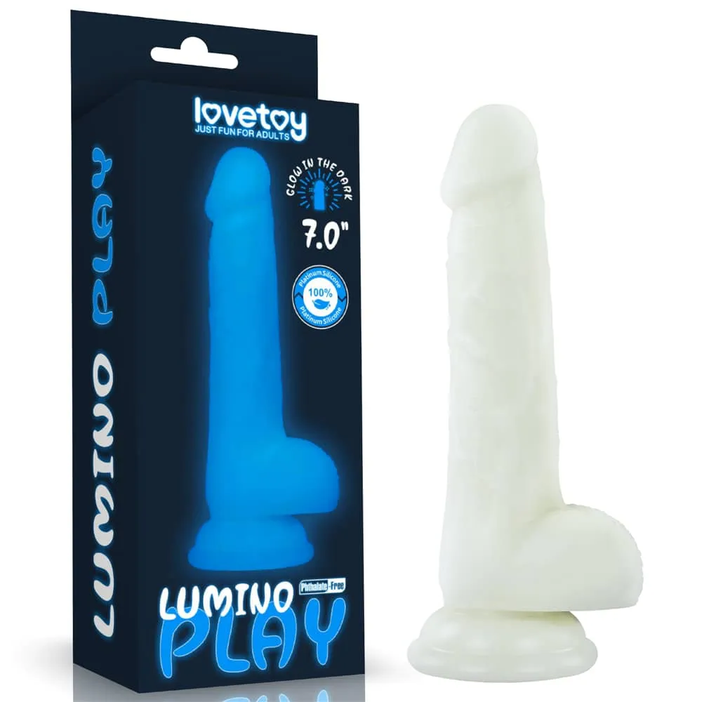 7.0'' Glow in the Dark Silicone Dildo