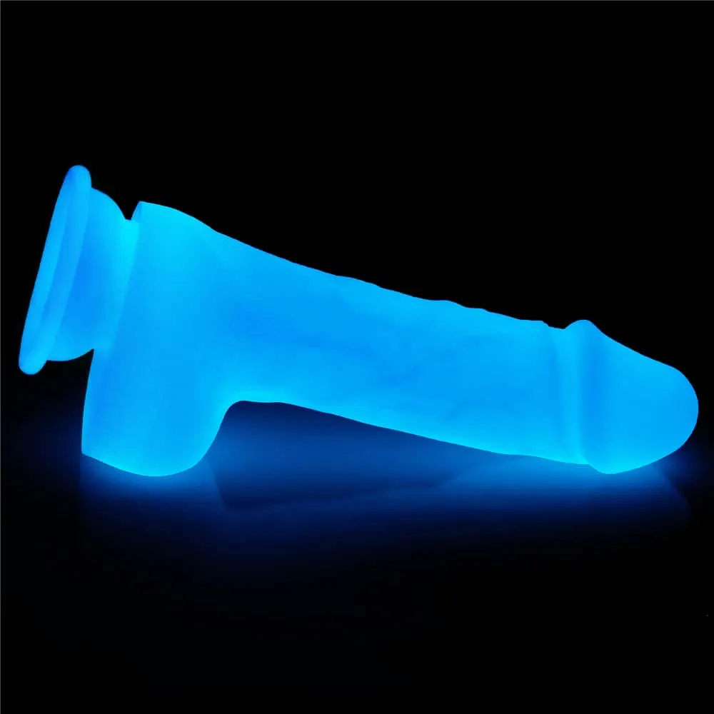 7.5'' Glow in the Dark Silicone Dildo