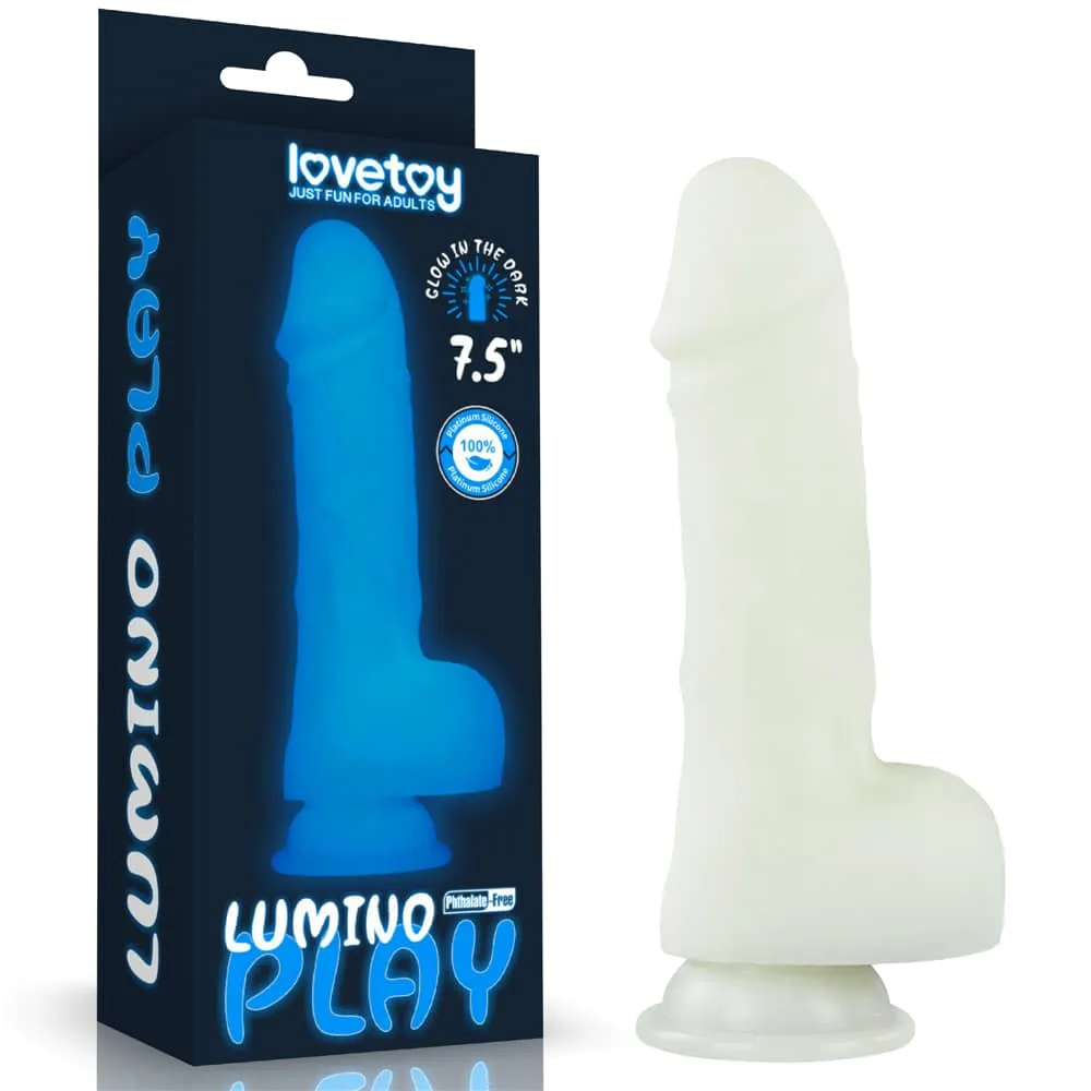7.5'' Glow in the Dark Silicone Dildo