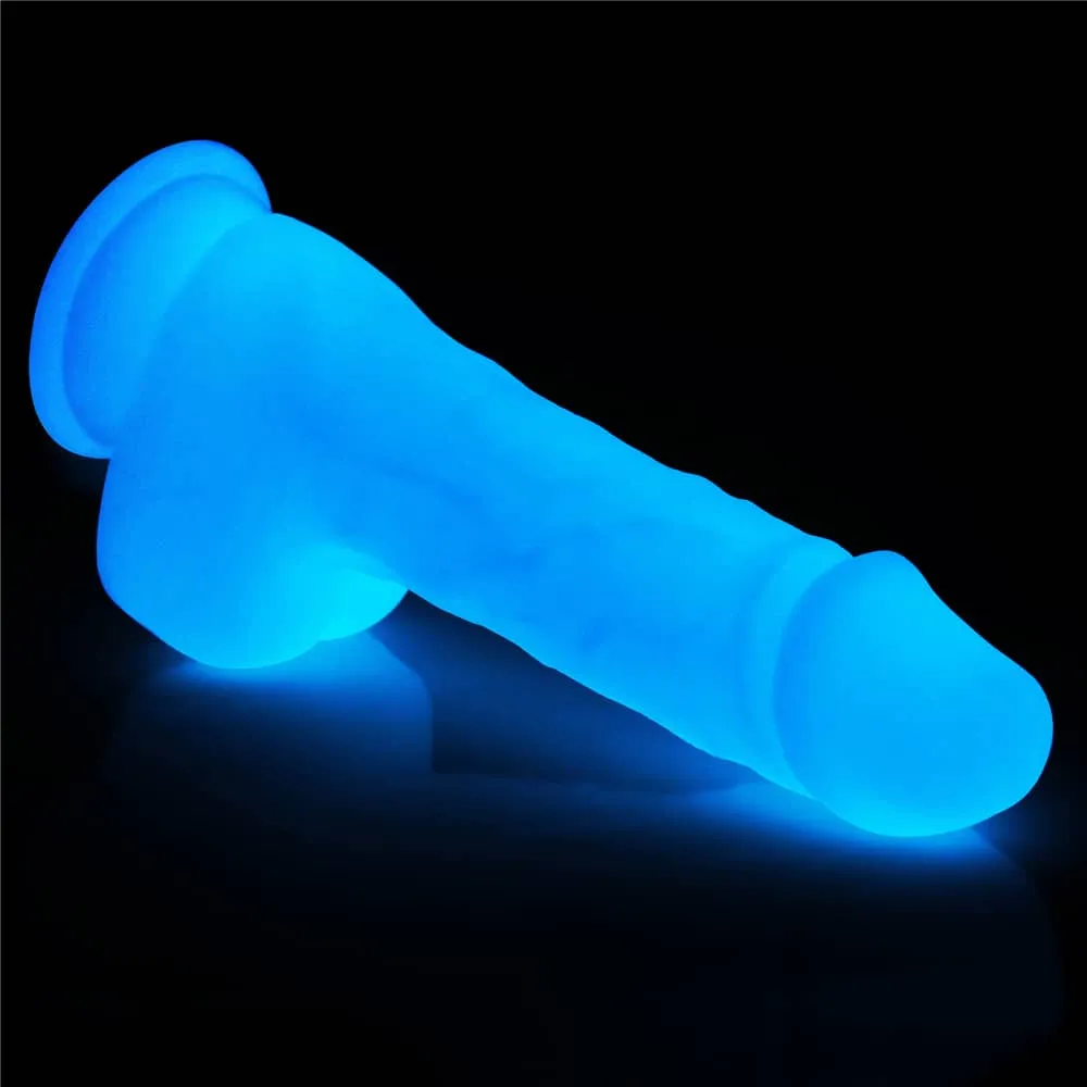 7.5'' Glow in the Dark Silicone Dildo