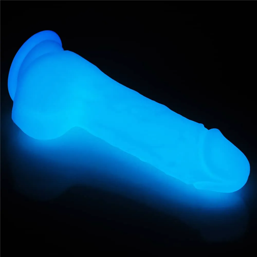 7.5'' Glow in the Dark Silicone Dildo