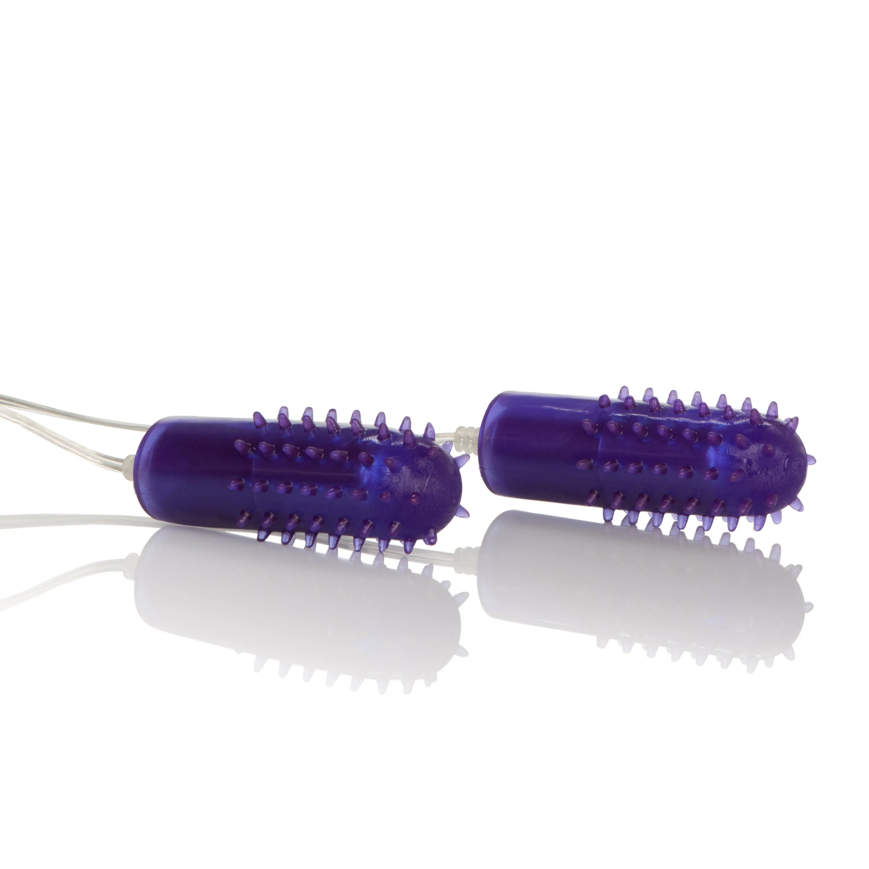 8-Level Fun Bullet Vibrator with Tickler Sleeve and LED Remote