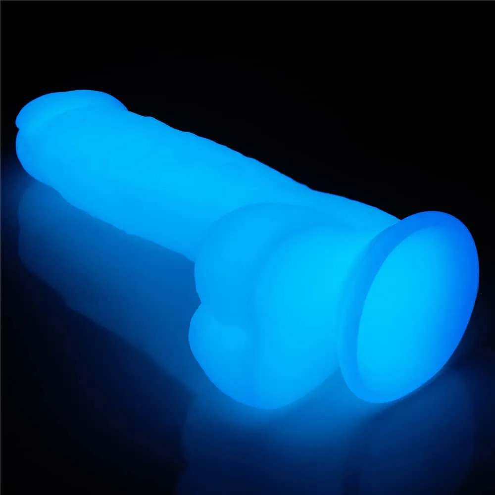8.0'' Glow in the Dark Silicone Dildo