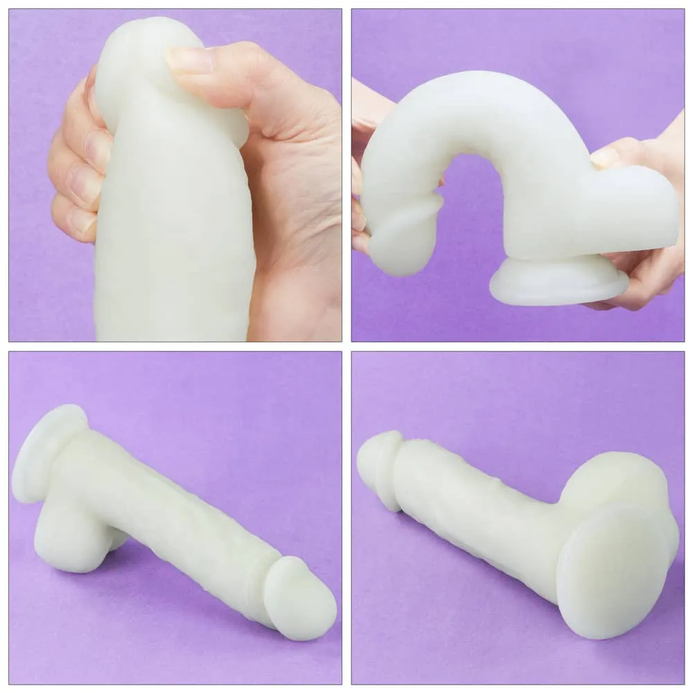 8.0'' Glow in the Dark Silicone Dildo