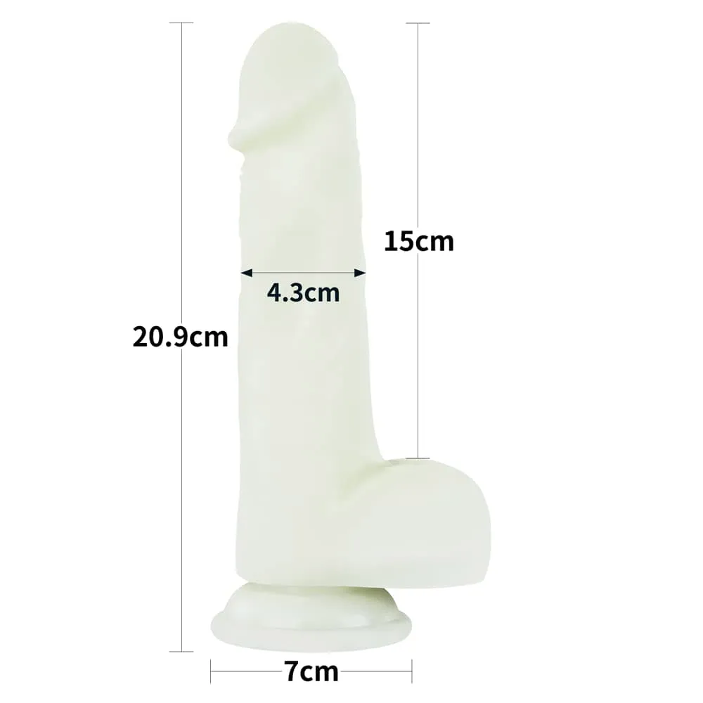 8.0'' Glow in the Dark Silicone Dildo