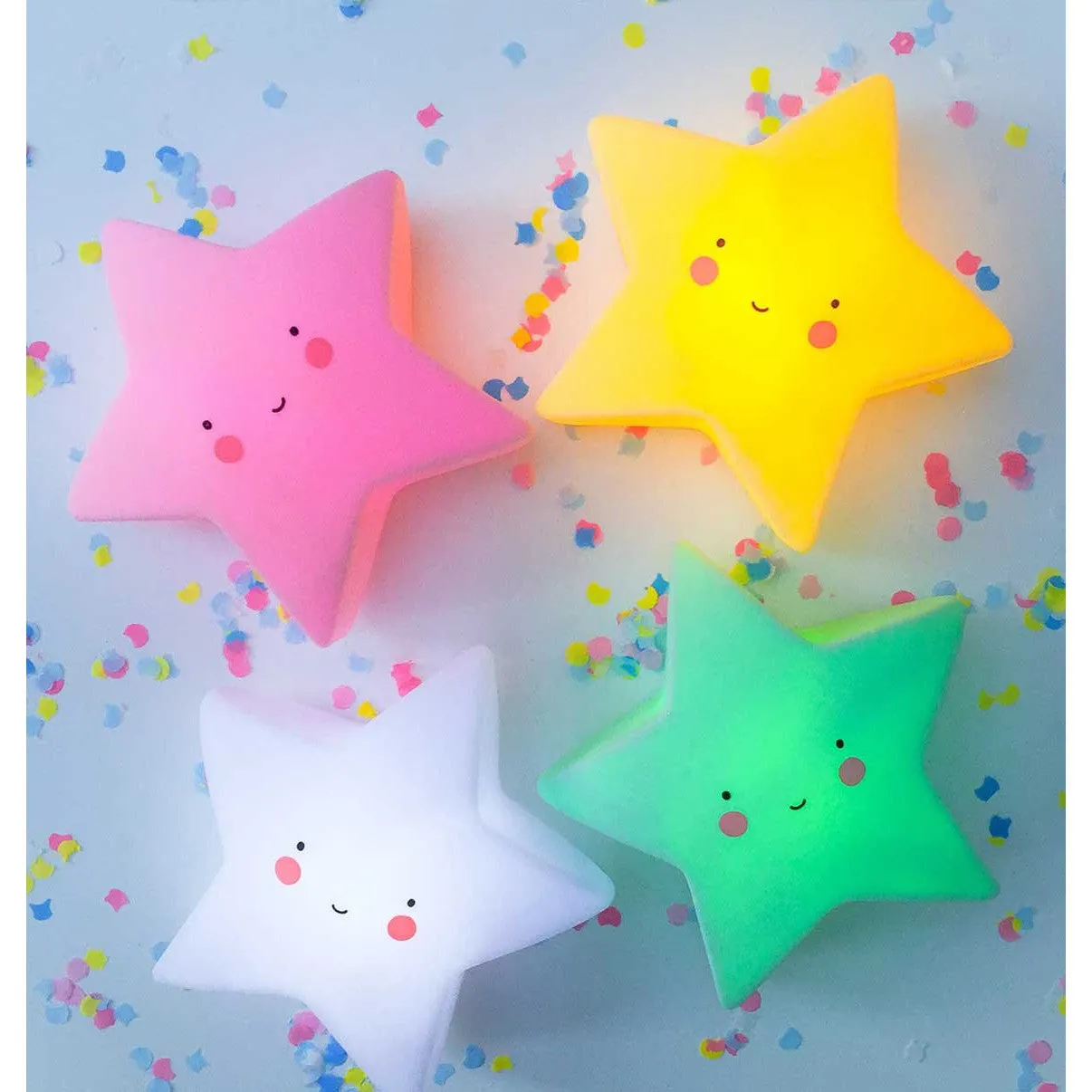 A Little Lovely Company Mini Star Light White