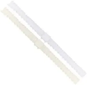 Add-A-Bow Stretch Ruffle Edge Baby Bands - Two Pack