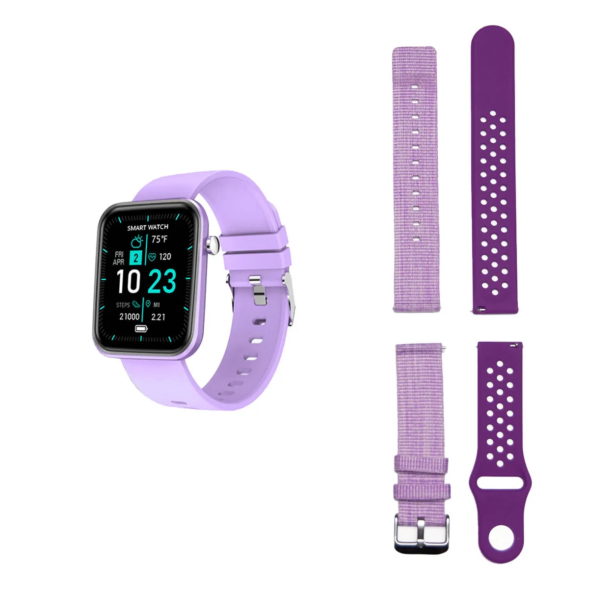 Advanced Smartwatch & 3 Bands | TechTonic®