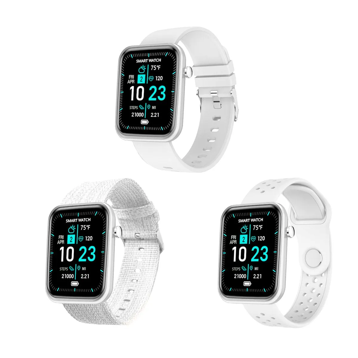 Advanced Smartwatch & 3 Bands | TechTonic®