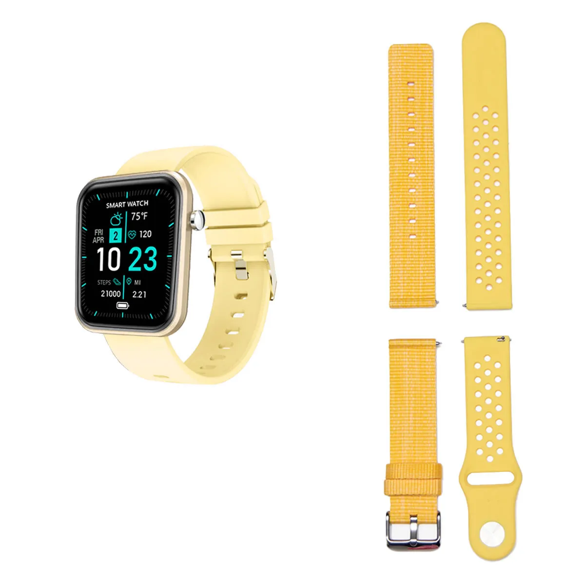 Advanced Smartwatch & 3 Bands | TechTonic®