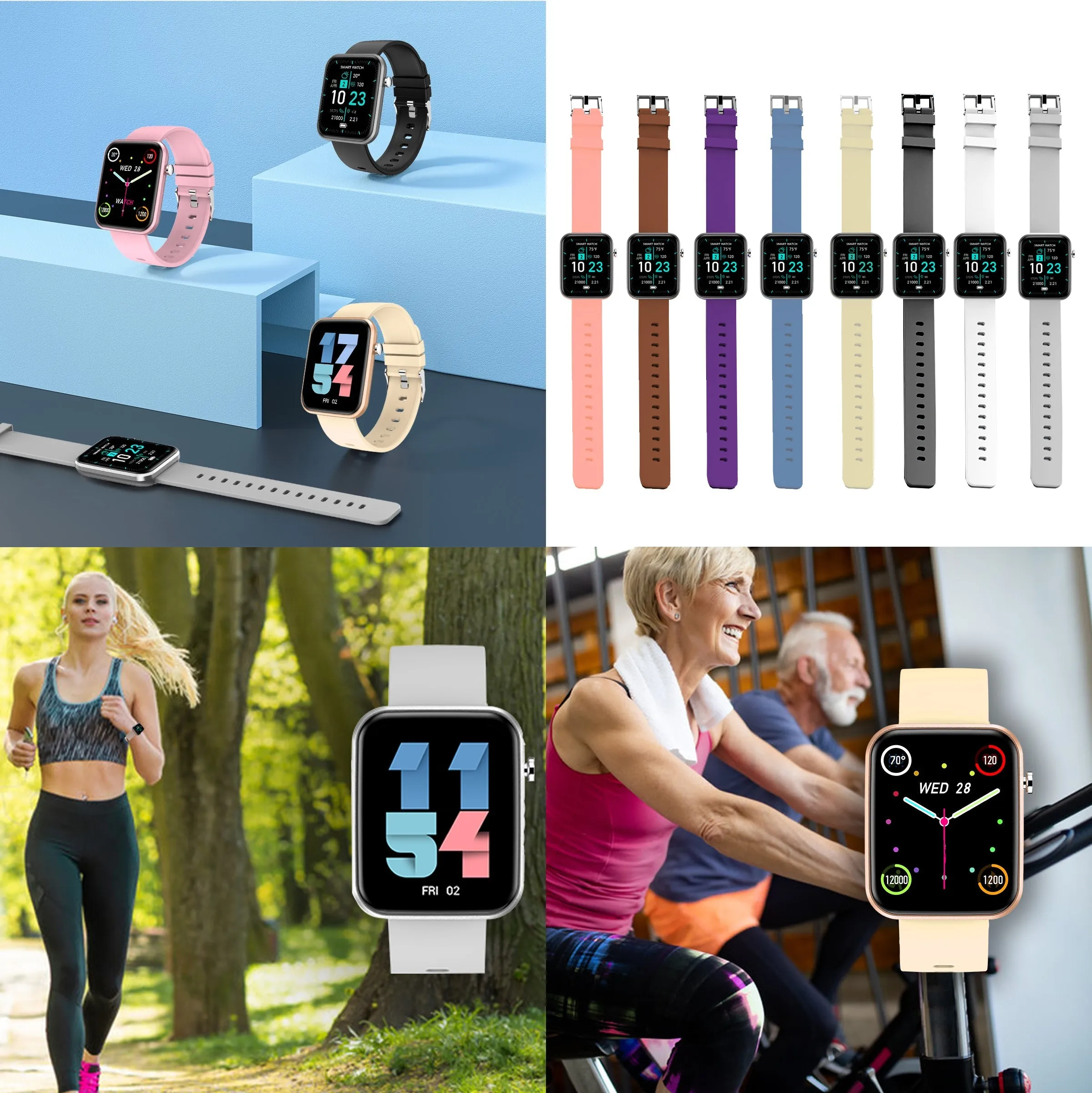 Advanced Smartwatch & 3 Bands | TechTonic®