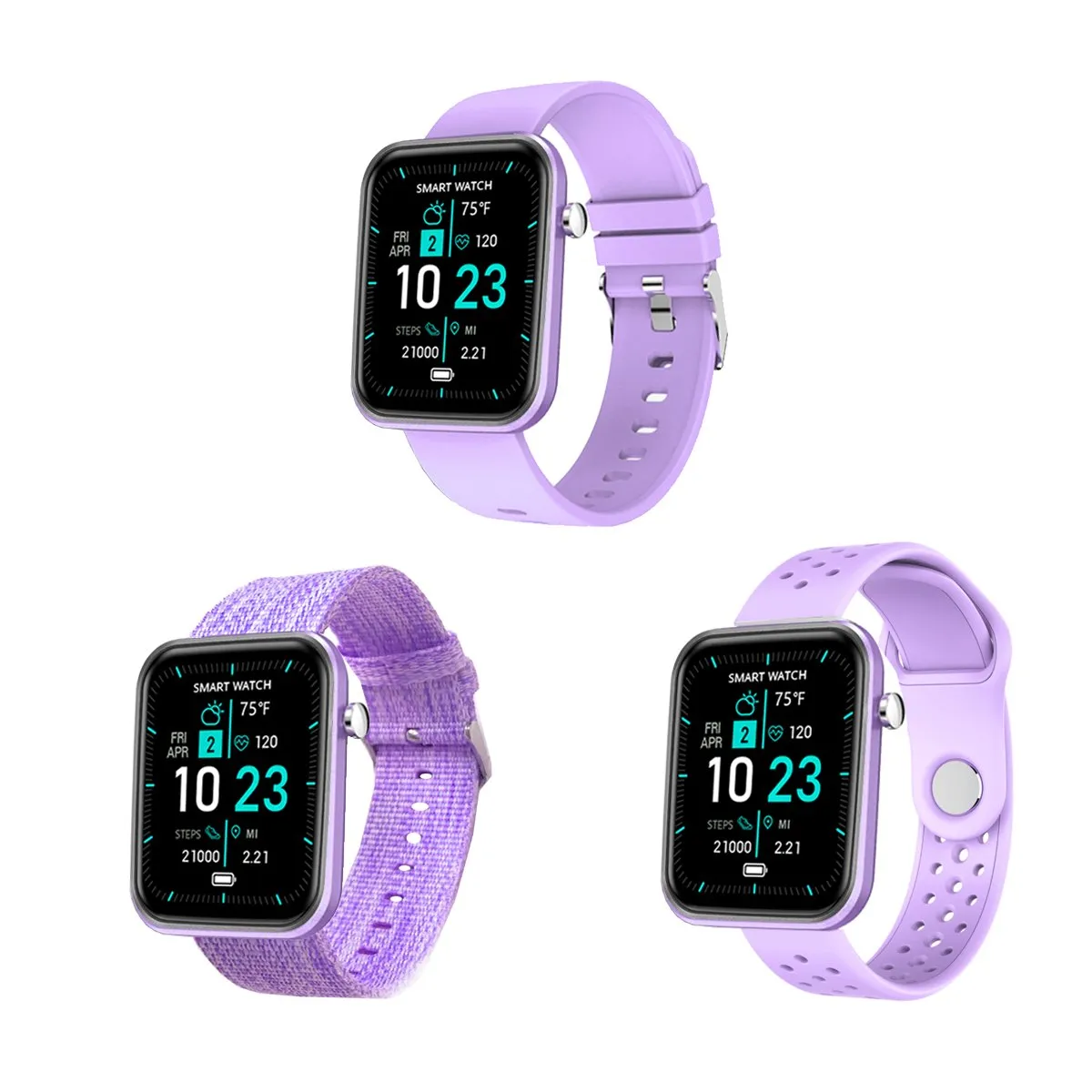 Advanced Smartwatch & 3 Bands | TechTonic®