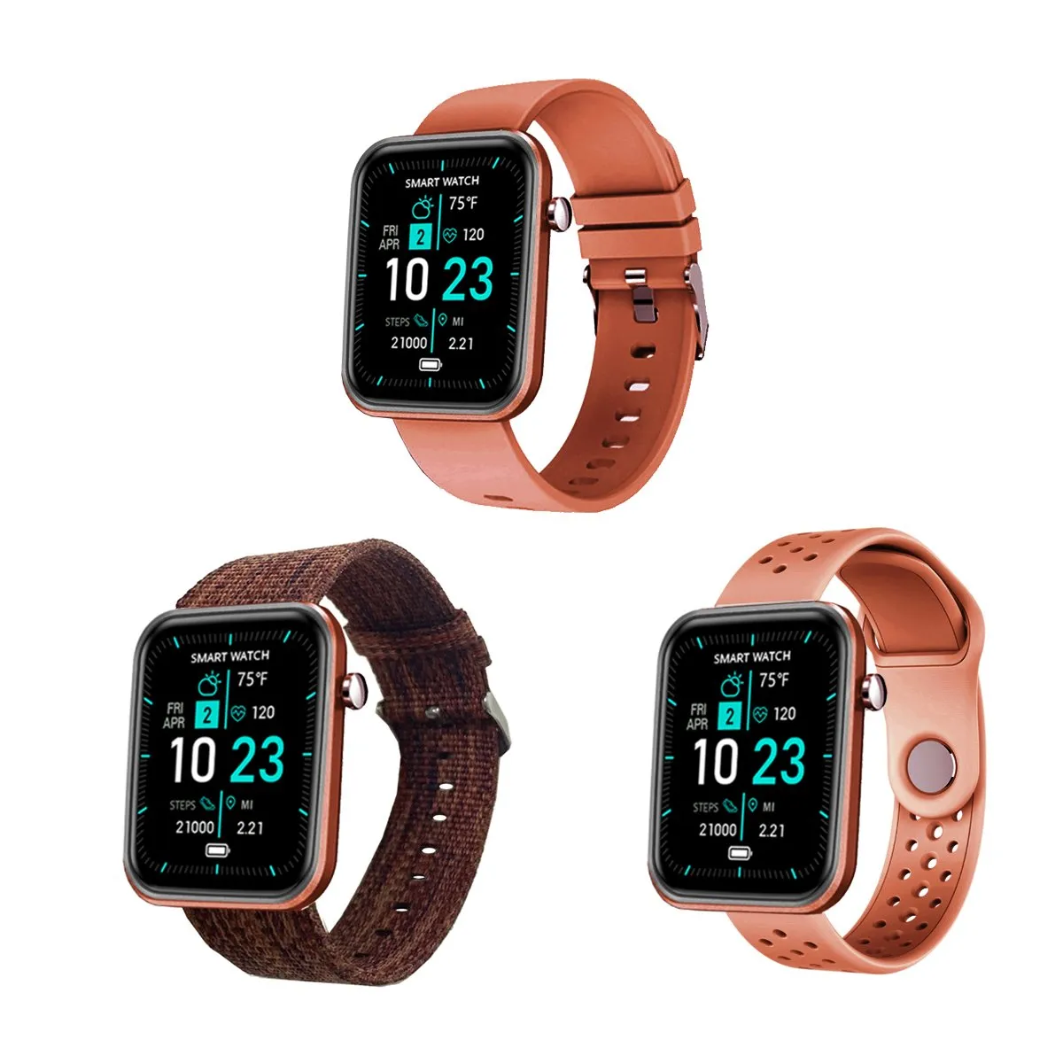 Advanced Smartwatch & 3 Bands | TechTonic®