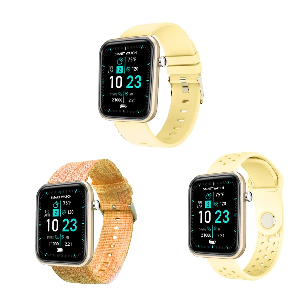 Advanced Smartwatch & 3 Bands | TechTonic®