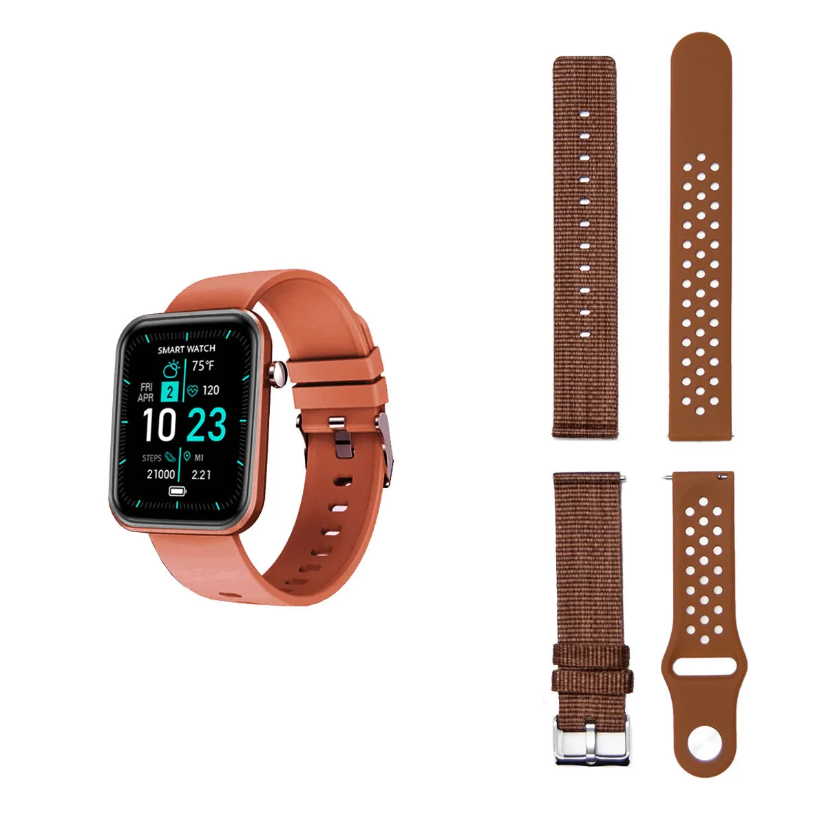 Advanced Smartwatch & 3 Bands | TechTonic®