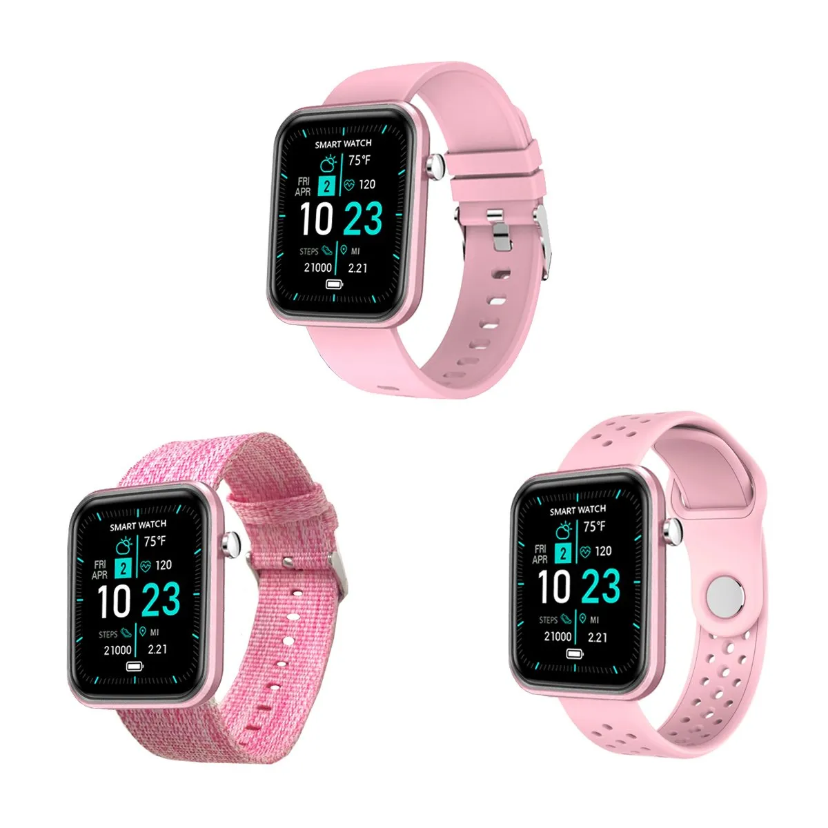 Advanced Smartwatch & 3 Bands | TechTonic®