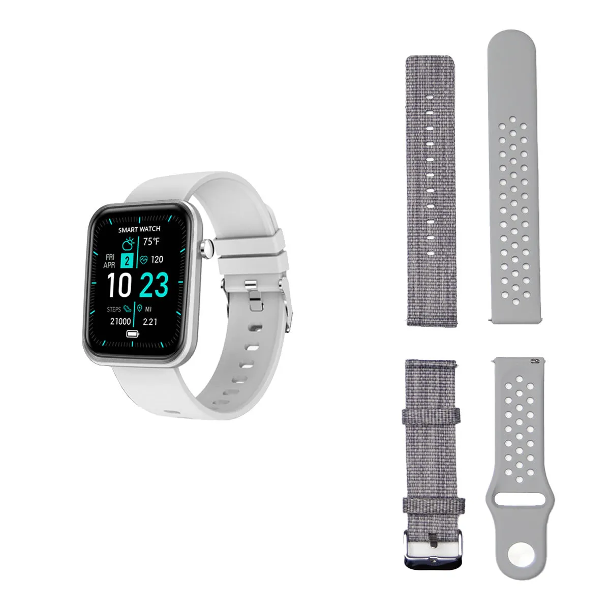 Advanced Smartwatch & 3 Bands | TechTonic®