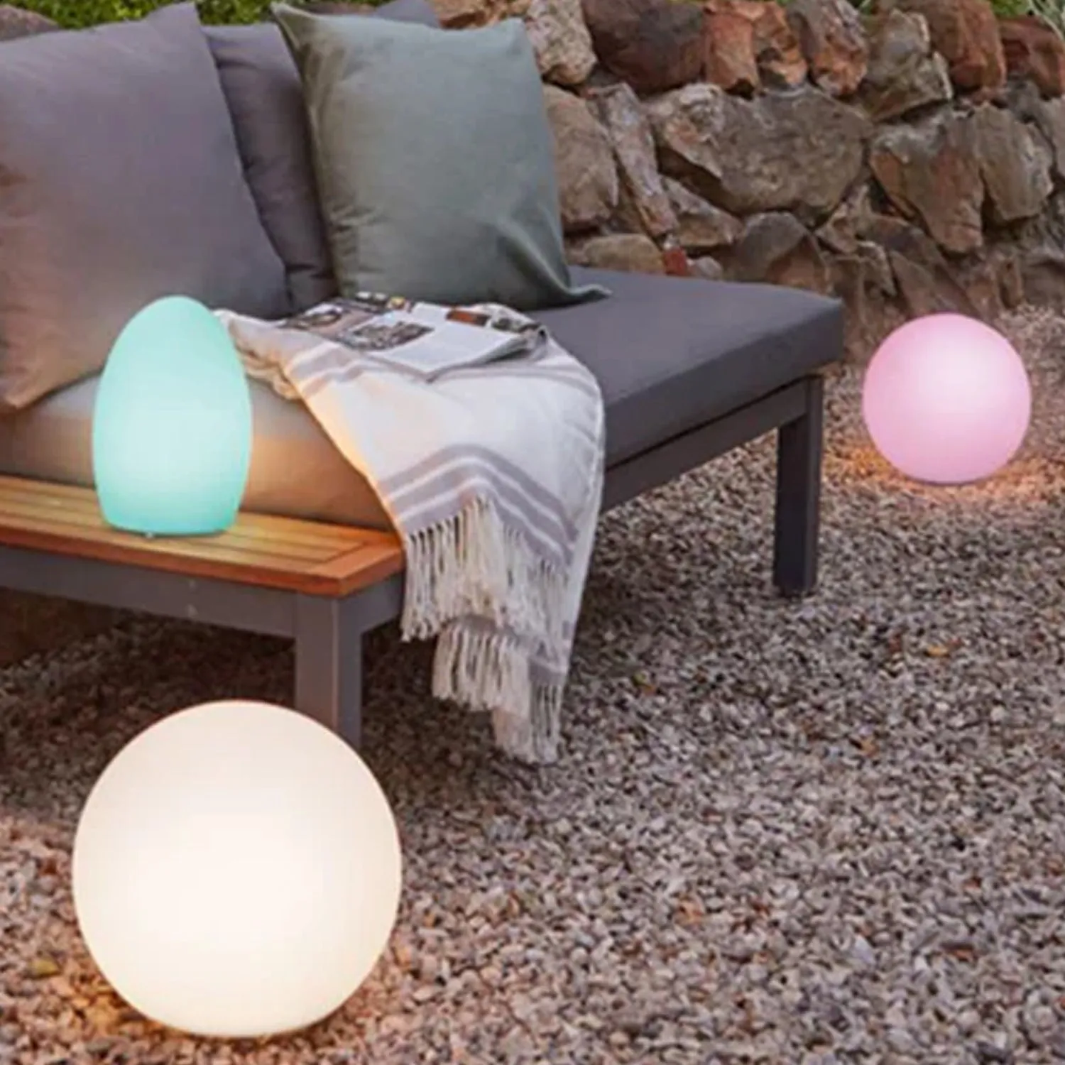 Alice LED Mood Light Ball 500mm DC Power - RGB   White, 300 Lumens, PL0231
