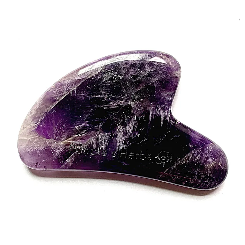 Amethyst Gua Sha Tool (Heart Shaped)