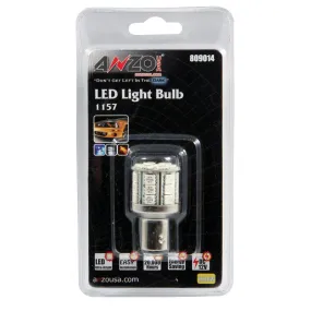 Anzo USA 809014 LED Replacement Bulb; 1157; 28 LEDs; 1 3/4 in. Tall; Amber;