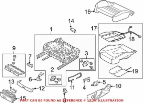 Audi Seat Cushion Pad – Front Passenger Side