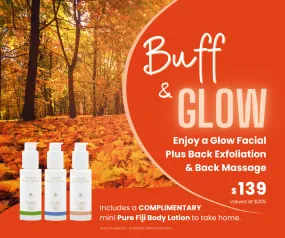 Autumn Buff & Glow Pamper Package