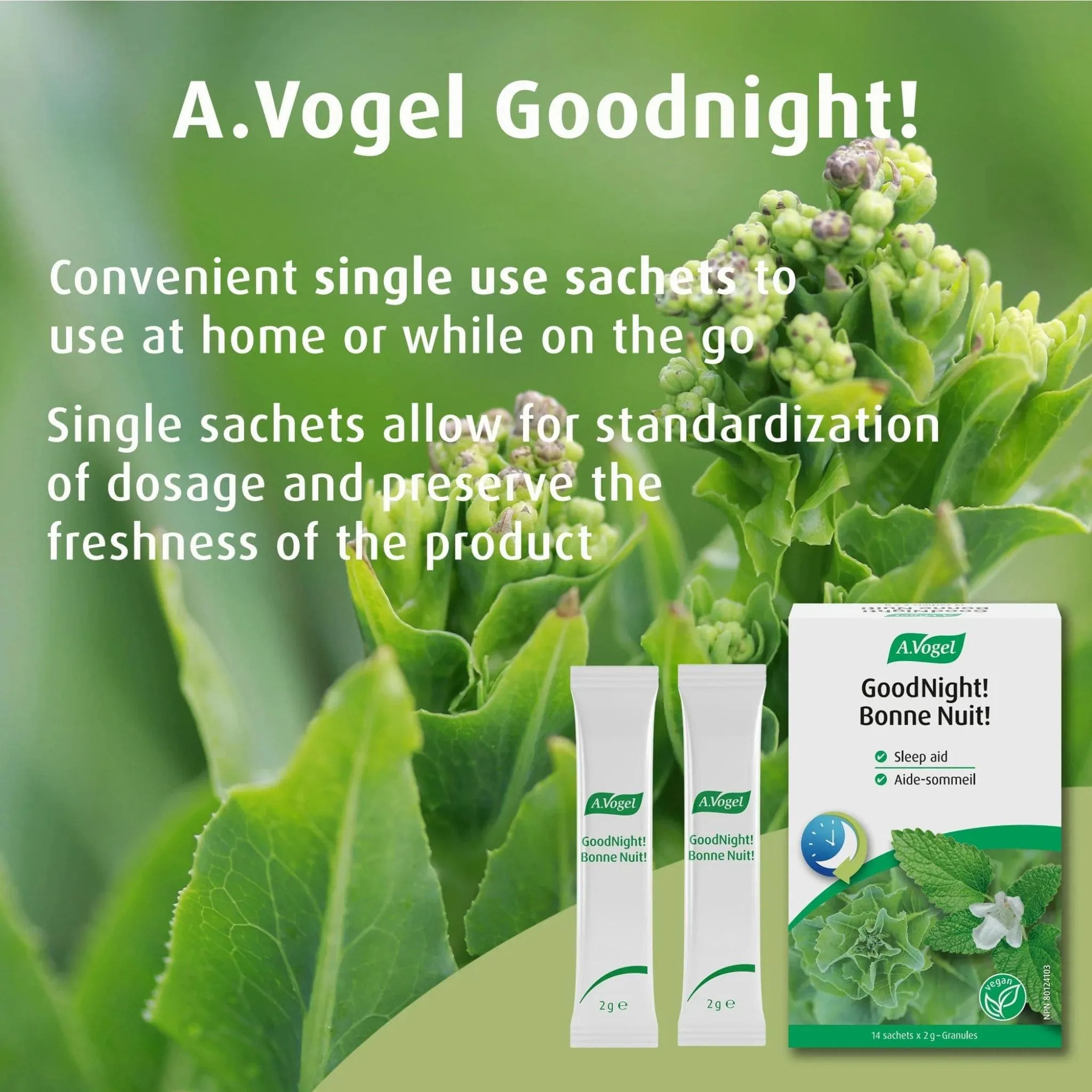 A.Vogel GoodNight, Sleep Aid, 14 sachets x 2g