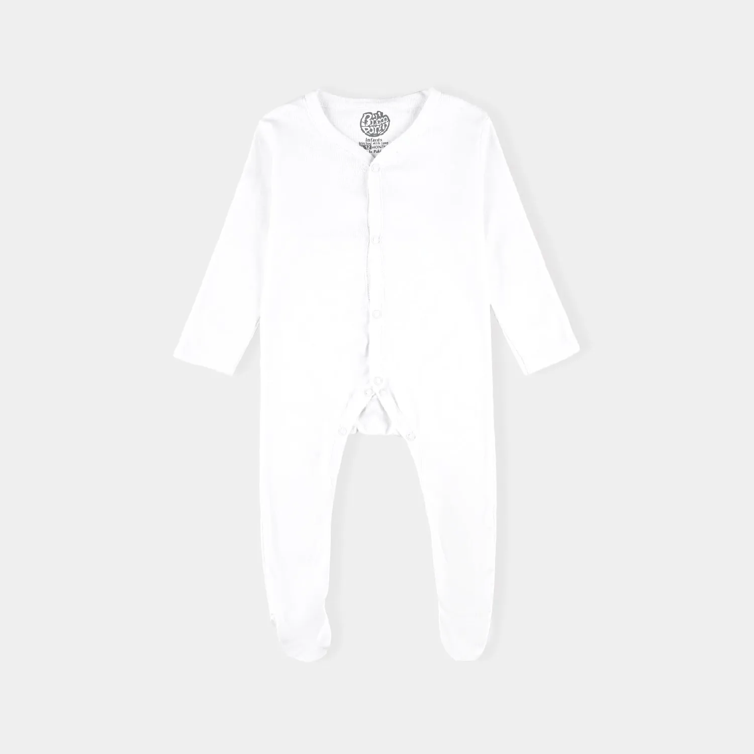 Baby Sleep Suit Pack Of 3 - White