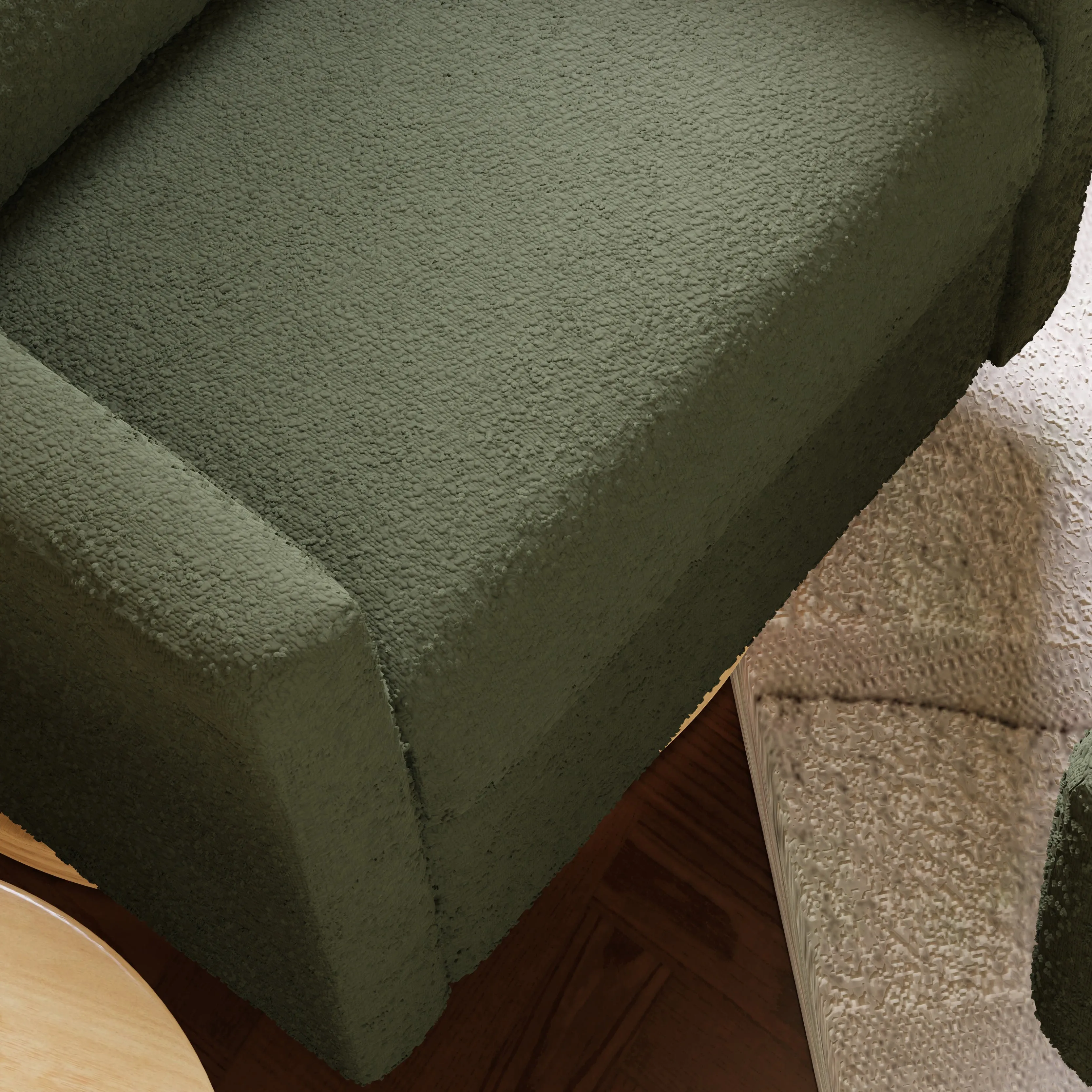 Babyletto Kiwi Electronic Recliner and Swivel Glider in Boucle with USB port