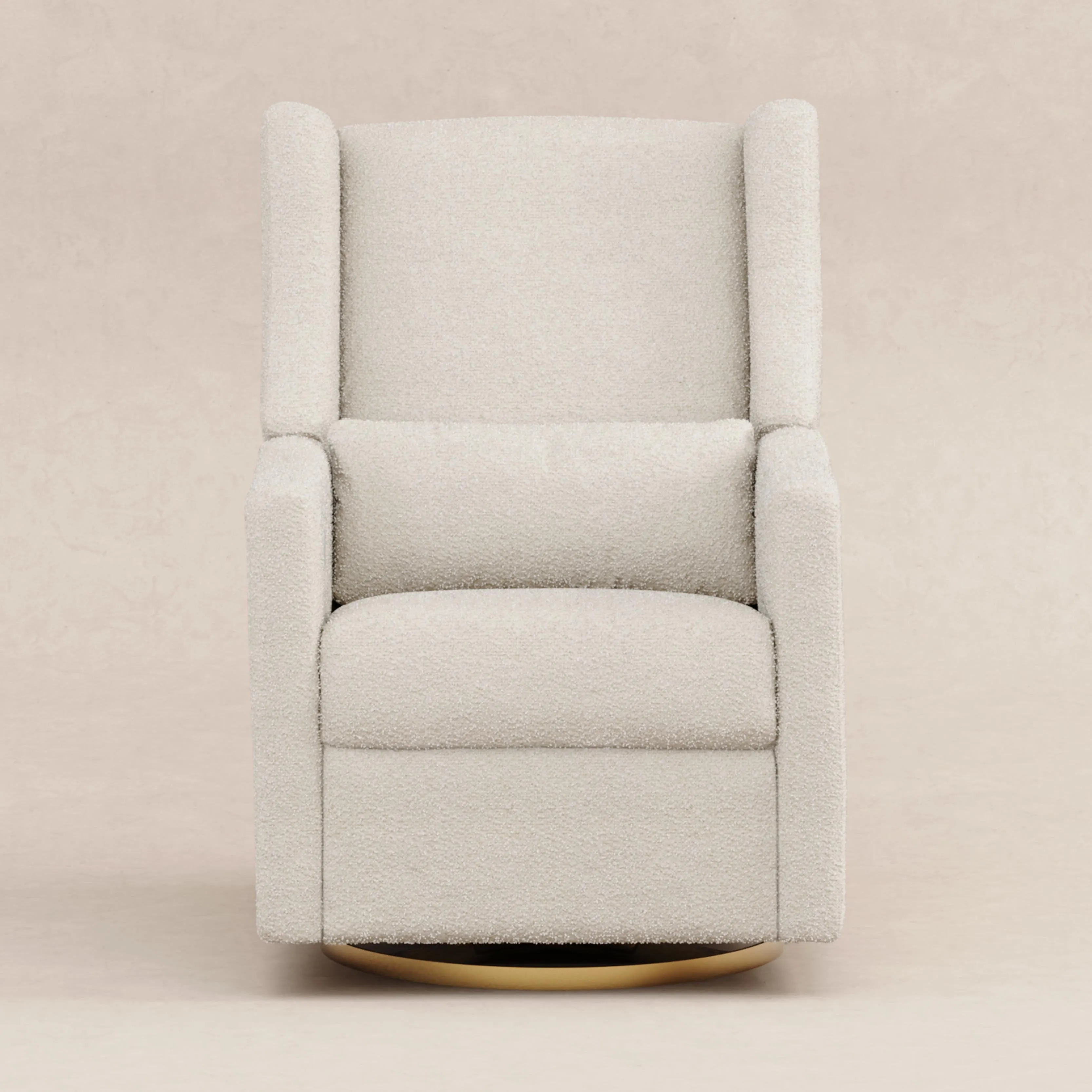 Babyletto Kiwi Electronic Recliner and Swivel Glider in Boucle with USB port