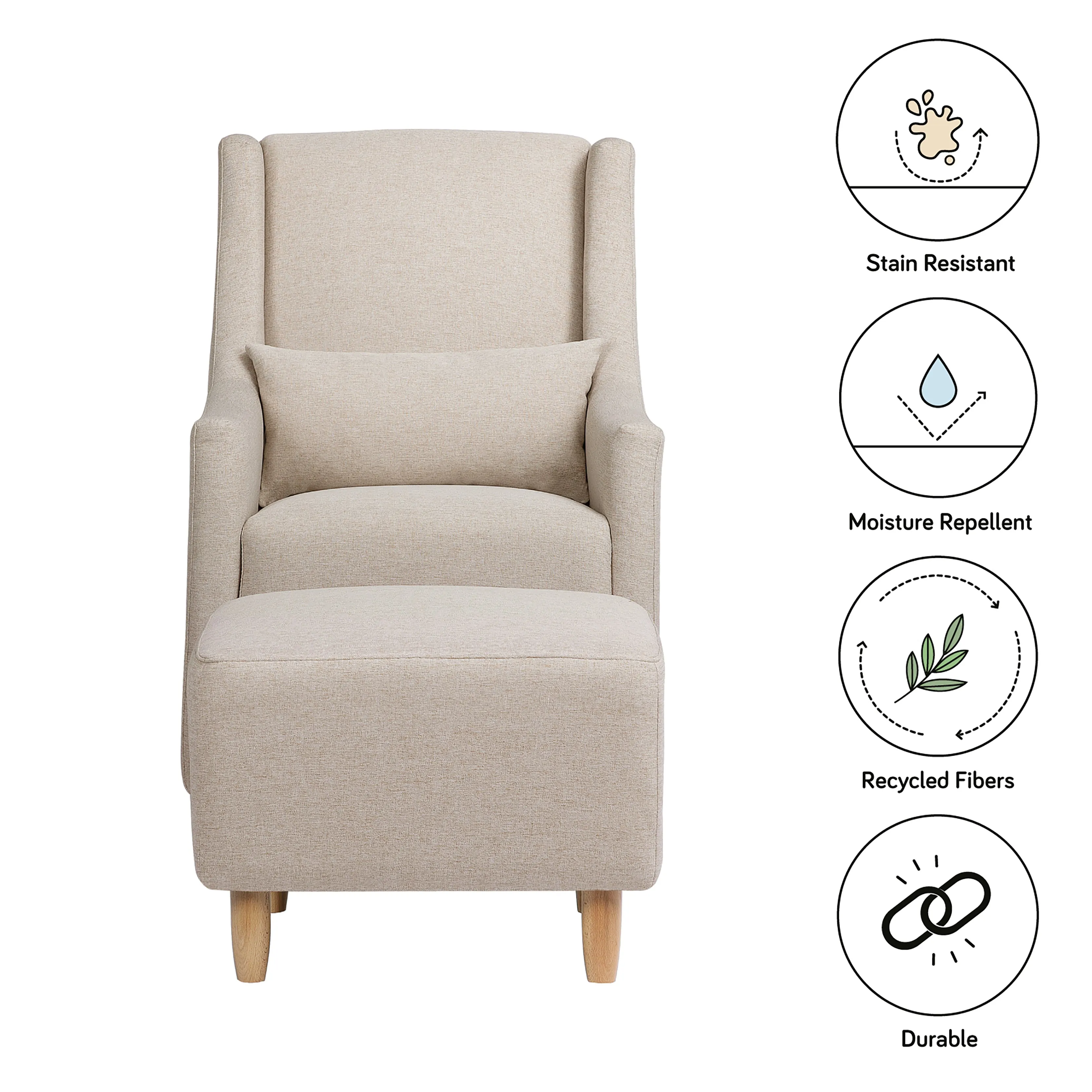 Babyletto Toco Glider & Ottoman