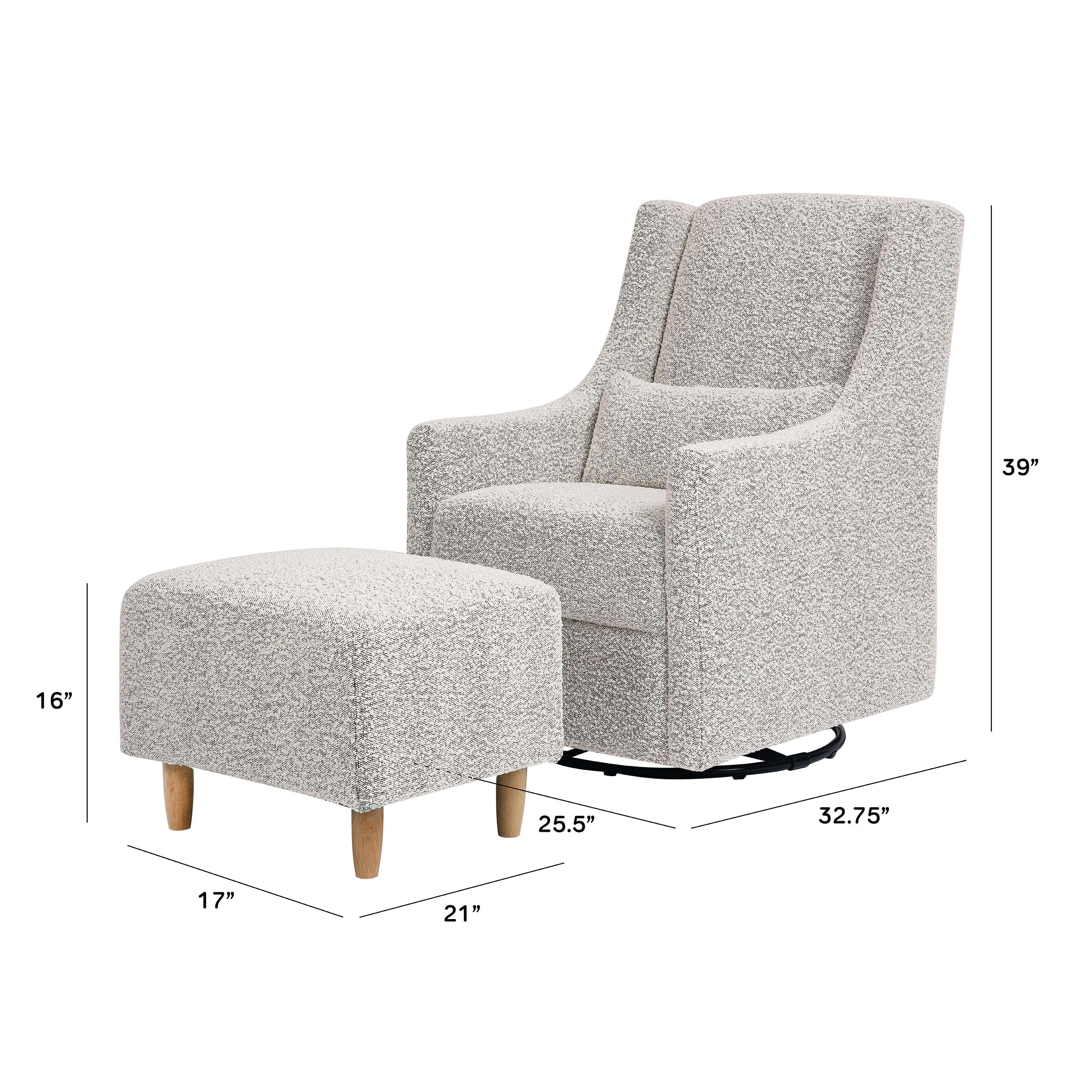Babyletto Toco Glider & Ottoman