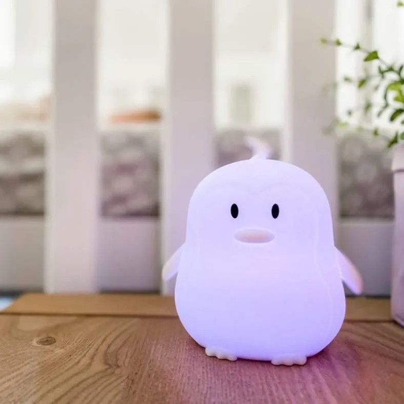 babystudio Soft Silicon Night Light - Penguin