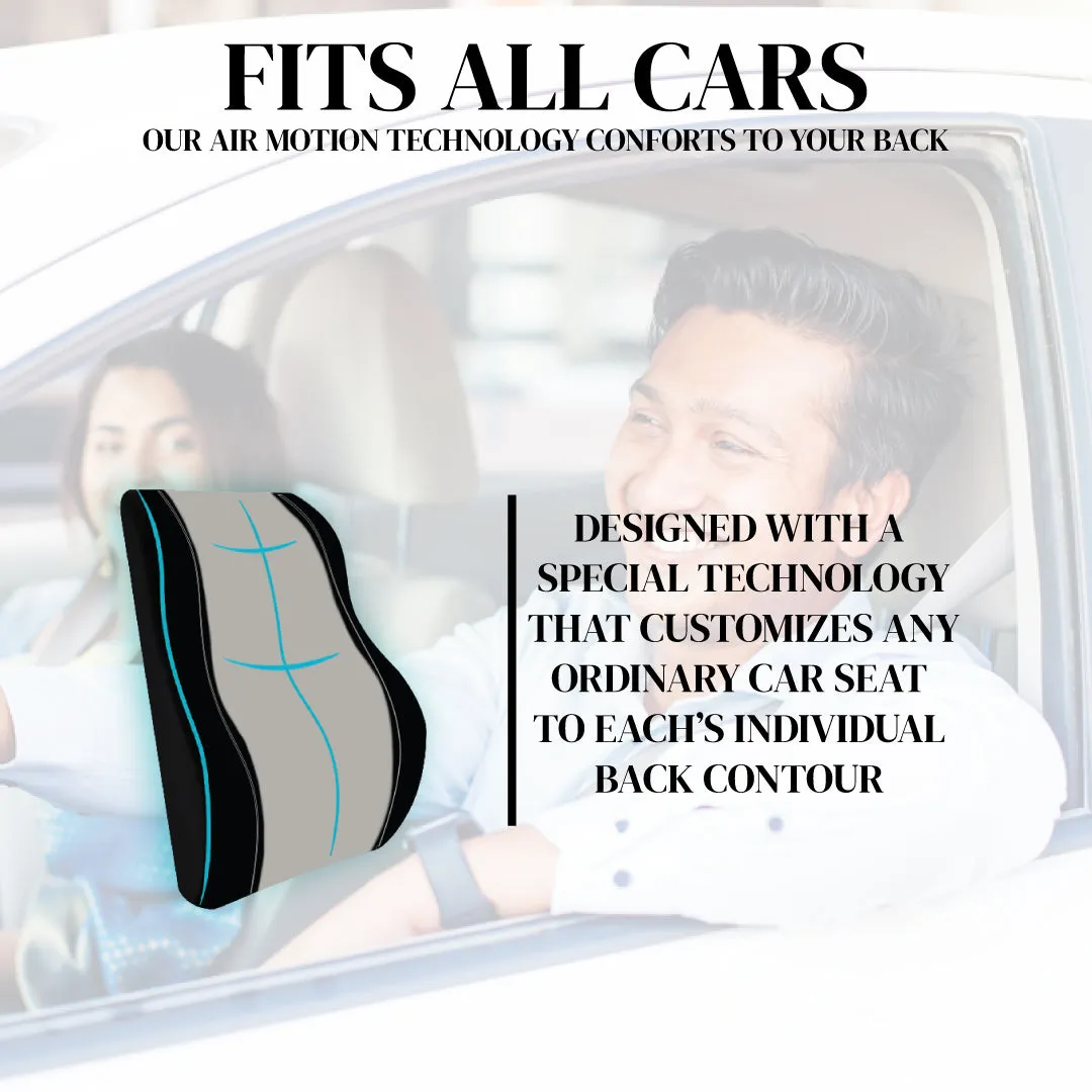 Backrest for Car Seat Back Rest Cushion for Chair Sitting Driving Support Work from Home with Memory Foam for Lumbar Pain Relief JSB BS22
