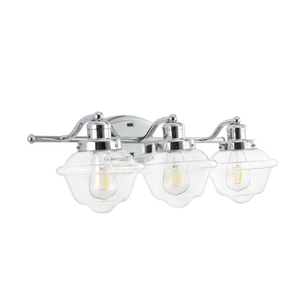Beck Iron/Glass schoolhouse LED Vanity Light