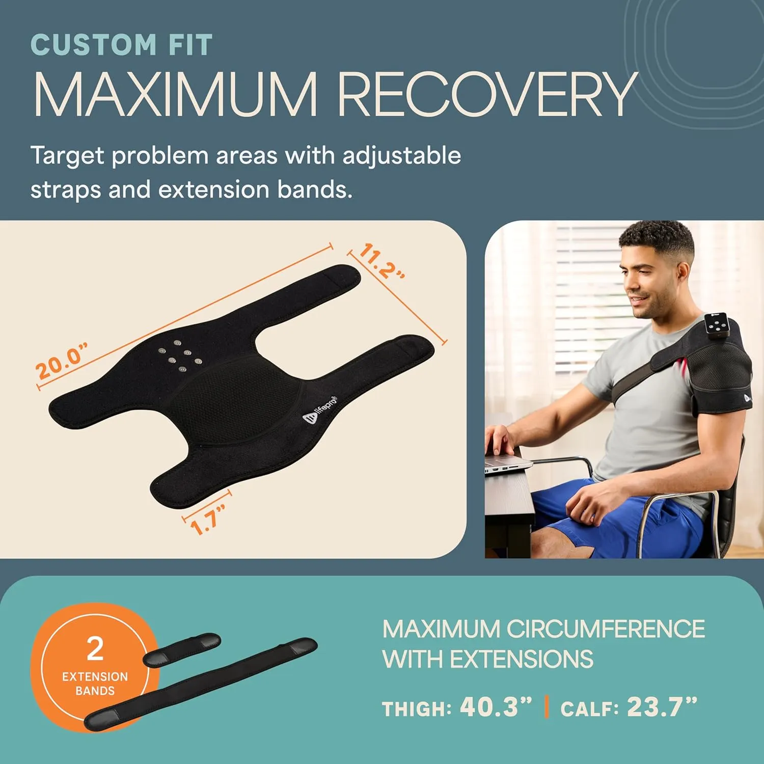Biorecover Go Light Therapy Knee Brace