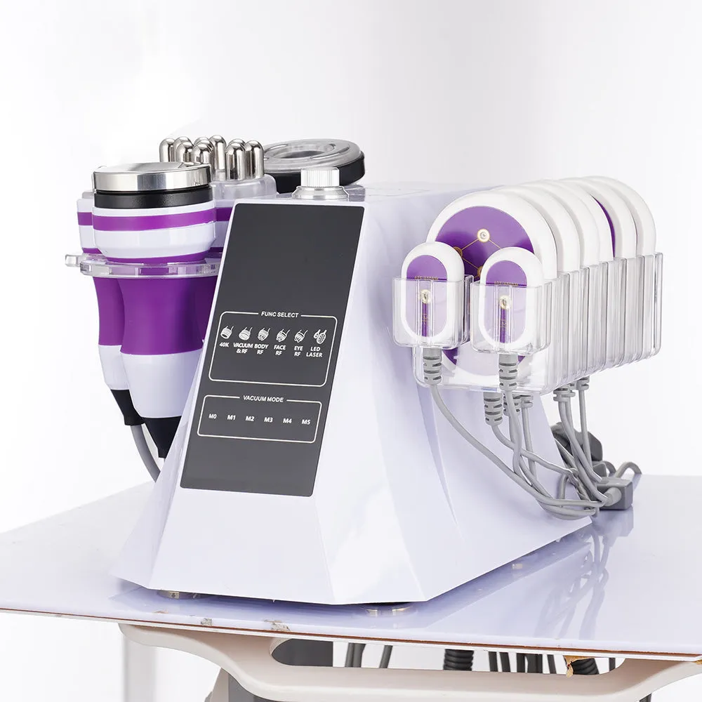 Black Friday 6 In 1 Cavitation 2.0 40K Machine With Red Light Therapy Belt
