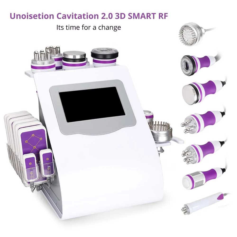 Black Friday 9 in 1 40K Ultrasonic Cavitation Machine With Rolling Trolley Cart