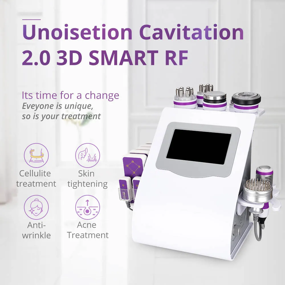 Black Friday 9 in 1 40K Ultrasonic Cavitation Machine With Rolling Trolley Cart