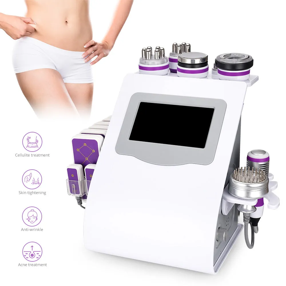 Black Friday 9 in 1 40K Ultrasonic Cavitation Machine With Rolling Trolley Cart